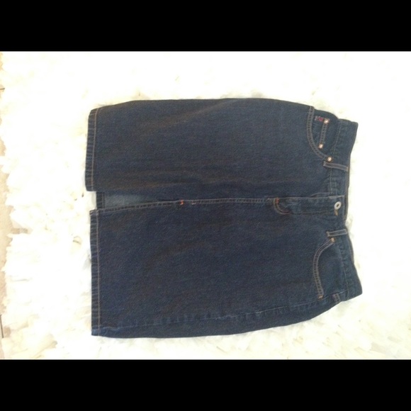Guess Jeans dark denim Jean skirt - Picture 3 of 4